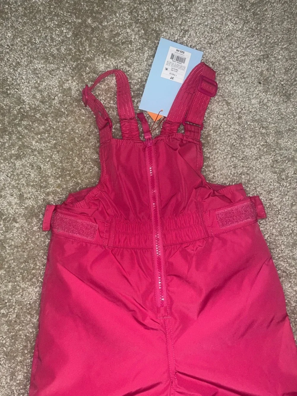 Cat & Jack Pink Kids Snow Overalls